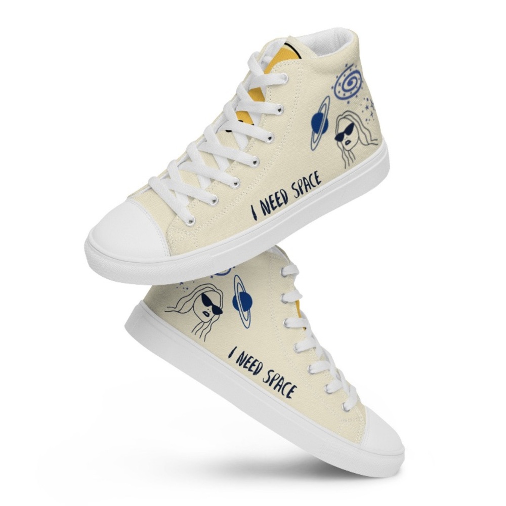 Cute custom designed converse style shoes